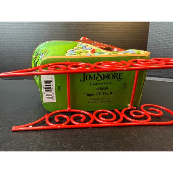 Jim Shore Jingle All the Way Winter Sleigh w/ ornament Set Heartwood Creek w/BOX - Picture 14 of 16